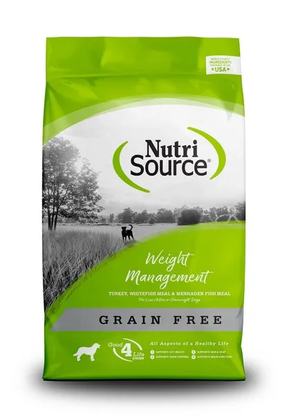 4 Lb Nutrisource Grain Free Weight Management Dog Food - Food